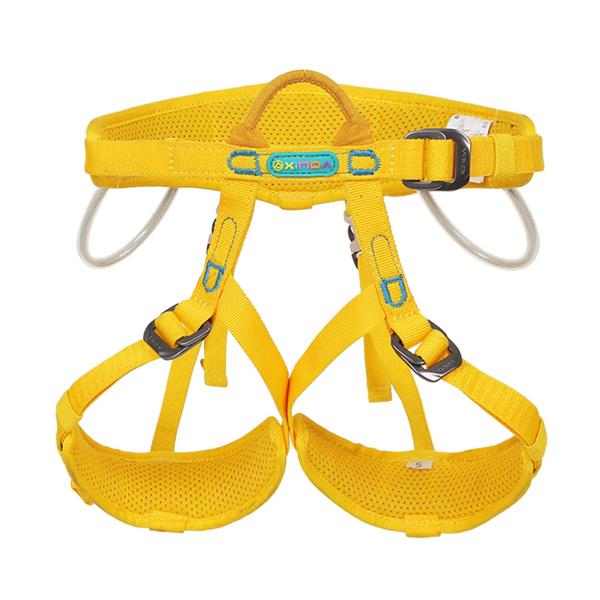 チャイルドハーフボディガイド厚みのあるハーネスクライミング、ウエストの安全ハーネスの保護、登山用の軽量ハーフボディハーネス