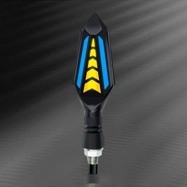 2個のオートバイLEDターンシグナルライト点滅器柔軟な高輝度