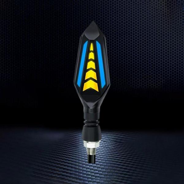 2個のオートバイLEDターンシグナルライト点滅器柔軟な高輝度