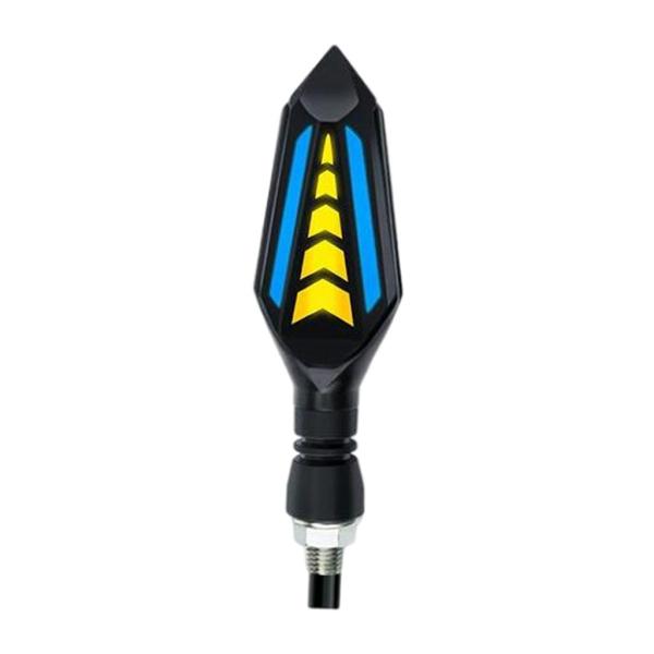 2個のオートバイLEDターンシグナルライト点滅器柔軟な高輝度