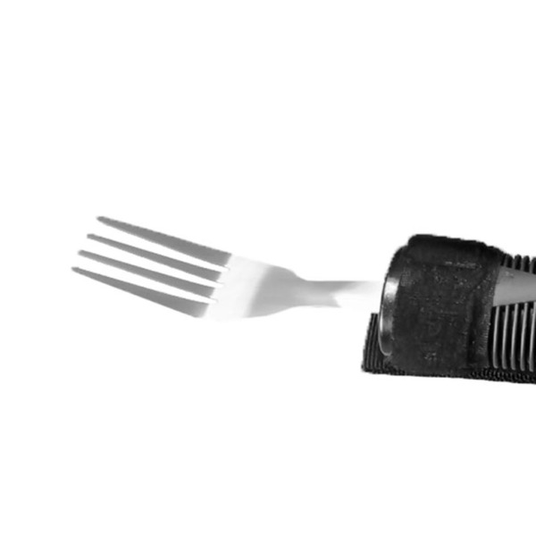 無効化された補助食器パーキンソン病のための補助ストラップによる手ぶれ防止セルフヘルプ上肢障害のための弱いハンドグリップ