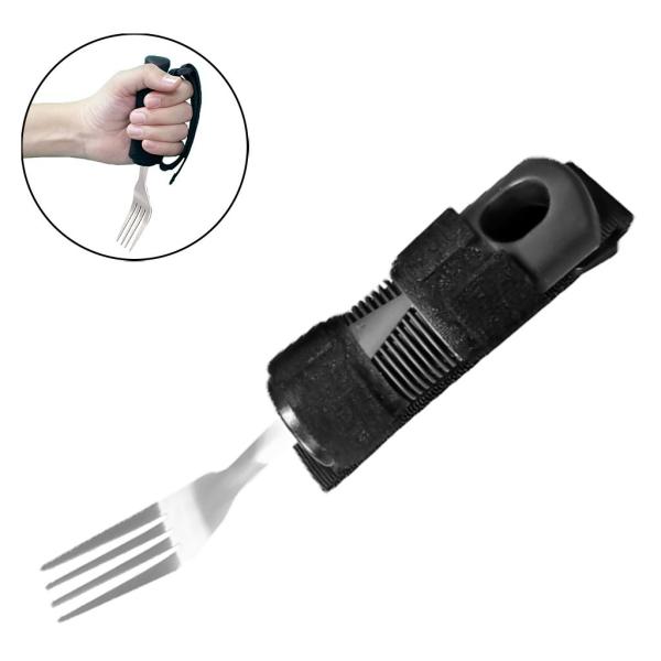 無効化された補助食器パーキンソン病のための補助ストラップによる手ぶれ防止セルフヘルプ上肢障害のための弱いハンドグリップ