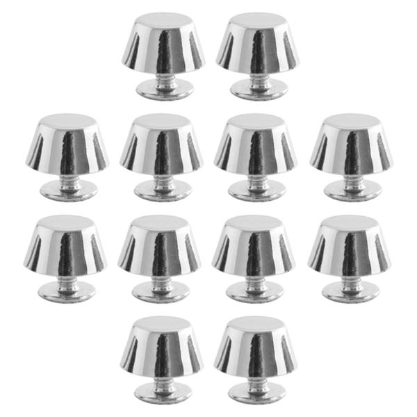 10/12個のリベットスタッドスクリューバックスパイク亜鉛合金犬の首輪衣服DIYレザークラフトフィートメタルスタッドベルト用リベットレザーク