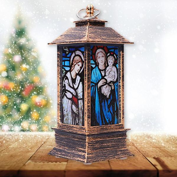 クリスマス宗教の装飾イエス・ランタンおとぎ灯装飾クリスチャンキャンドルランタン瞑想室オフィスクリスマスキッズルーム