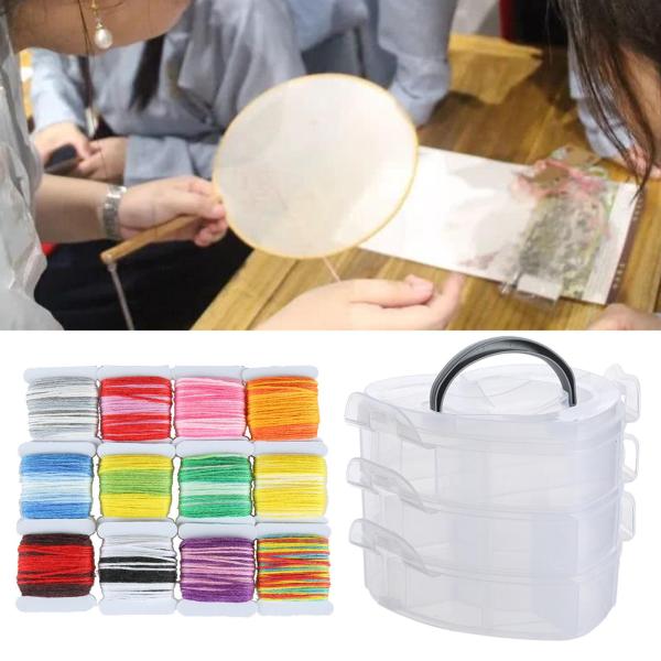 プラスチック製収納ボックス,多目的オーガナイザー,収納ケース,アートクラフト,化粧品,文房具,縫製糸用