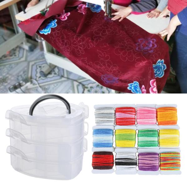 プラスチック製収納ボックス,多目的オーガナイザー,収納ケース,アートクラフト,化粧品,文房具,縫製糸用