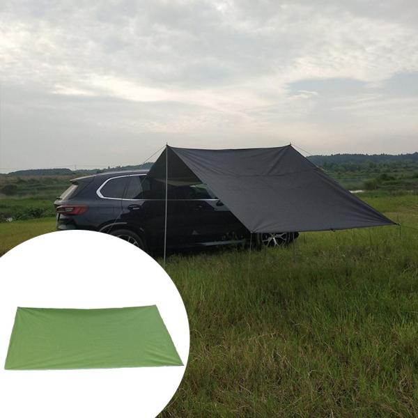 ポータブルカーサイドテントサンキャノピーエクステンションラテラルカーテンサンシェード耐性、トラック登山旅行フィッシングビーチ用