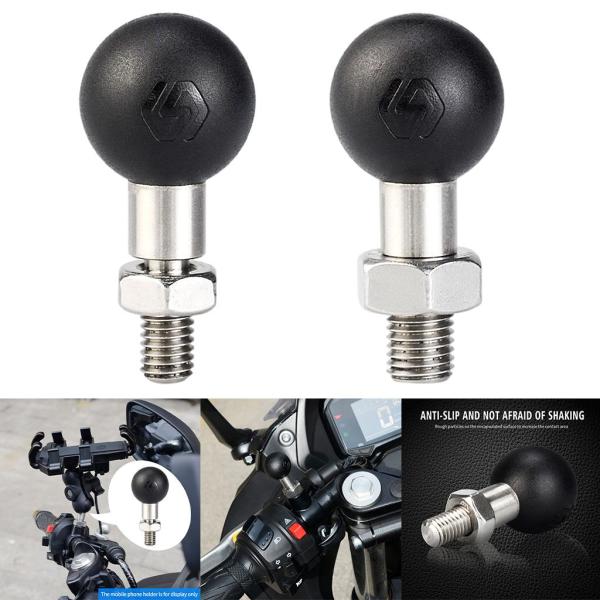 モーターサイクルボルトボールアダプター1 インチ/25mmボール8mm/10mmネジ部品交換用モーターサイクルハンドルバークランプベース
