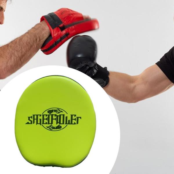 ボクシングパンチングミットバッグボクシングトレーニング機器ハンドターゲットパッド格闘技用カーブドレザーMMAムエタイキックスパーリング空手