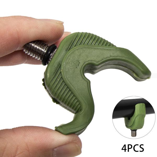 鯉の粗い釣り竿ポッド用の4x釣り竿バットレストシリコンサポートヘッドフィッシングタックル