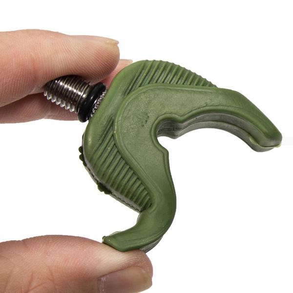 鯉の粗い釣り竿ポッド用の4x釣り竿バットレストシリコンサポートヘッドフィッシングタックル