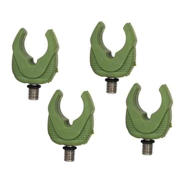 鯉の粗い釣り竿ポッド用の4x釣り竿バットレストシリコンサポートヘッドフィッシングタックル