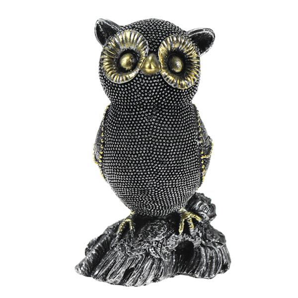 フクロウの像の家の装飾、家の装飾のためのフクロウの置物、リビングルームのオフィスの装飾