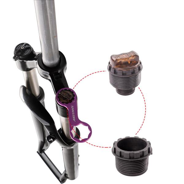 XCR / XCT / XCM / RST用MTBバイクフォークキャップスパナ自転車フロントフォークレンチ