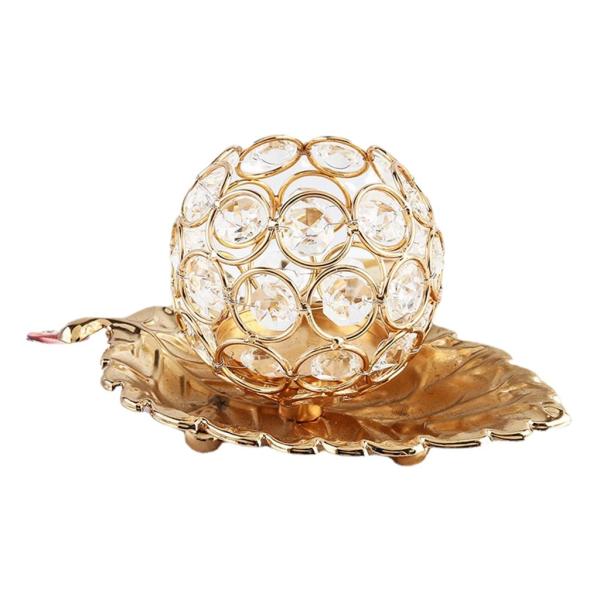 クリスタルキャンドルホルダーティーライト燭台結婚式の装飾