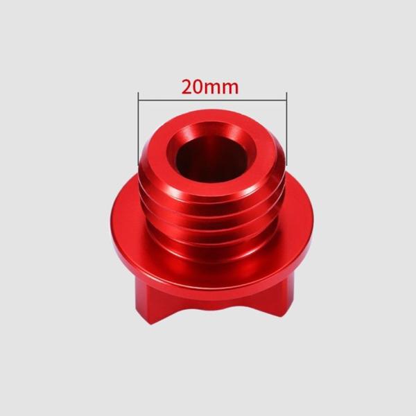 2ピース/個モーターサイクルエンオイルフィラーキャップスクリュー装飾スクリューインユニバーサルプラグトランスミッションガスキャップは、装飾用