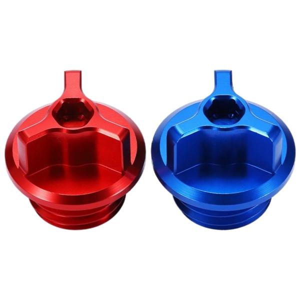 2ピース/個モーターサイクルエンオイルフィラーキャップスクリュー装飾スクリューインユニバーサルプラグトランスミッションガスキャップは、装飾用