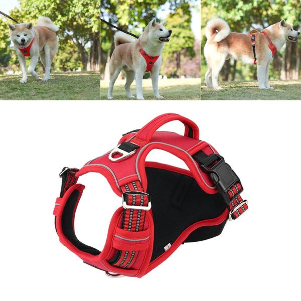 全天候型犬猫ベストハーネスブルドッグスパニエルアドベンチャーハンティングランニングスキーキャンプアウトドアスポーツ