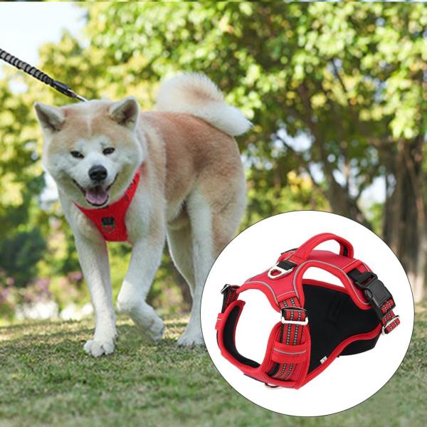 全天候型犬猫ベストハーネスブルドッグスパニエルアドベンチャーハンティングランニングスキーキャンプアウトドアスポーツ