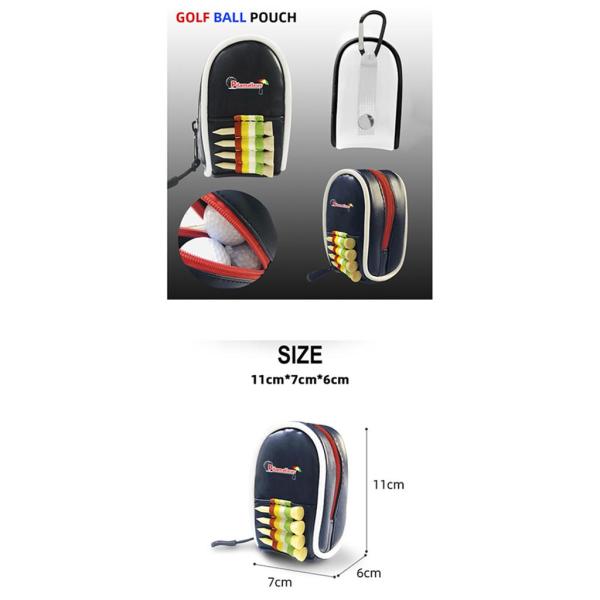 耐久性のあるゴルフボールホルダー保護カバー防塵キーリングコンテナ