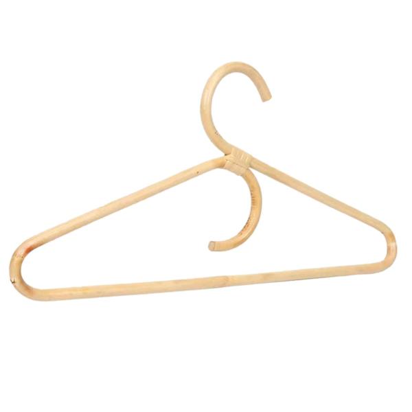 籐製ハンガーオーガナイザーキッズ大人用スーツコーストドレス衣装人形ハンガーラックホルダーホームナーサリー用
