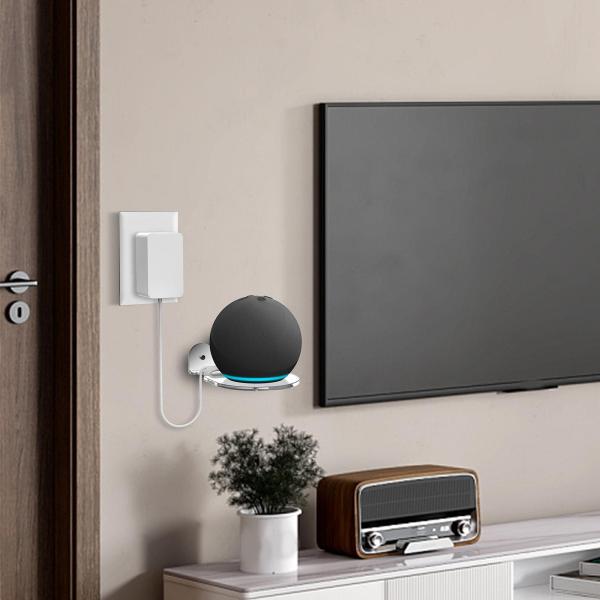 Dot 4 Dot3スマートスピーカー用の壁掛けスタンドホルダーコード管理