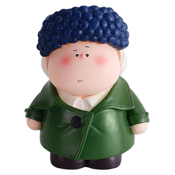 かわいい樹脂のデスクトップの置物ペンホルダークラフト鮮やかな色ベッドサイドの装飾