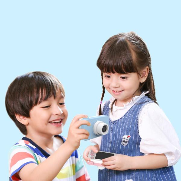 子供のデジタルカメラ用のかわいいシリコンカバーシェルキャリングケース