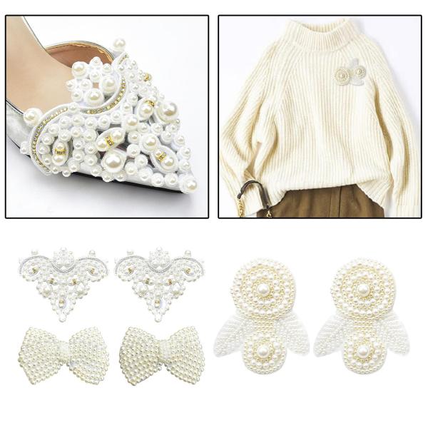 クリスタルパール靴クリップ女性の結婚式の宴会ブーツチャームジュエリーの装飾