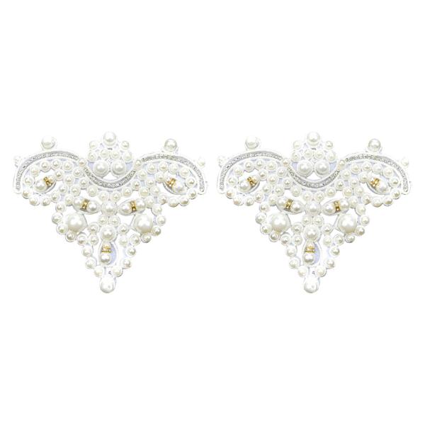 クリスタルパール靴クリップ女性の結婚式の宴会ブーツチャームジュエリーの装飾