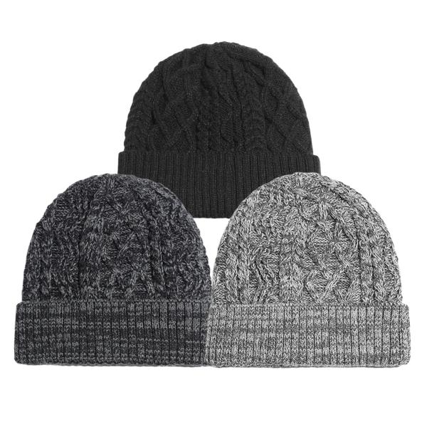 男性女性のための屋外の冬の帽子スキー無地の伸縮性のあるニットビーニー