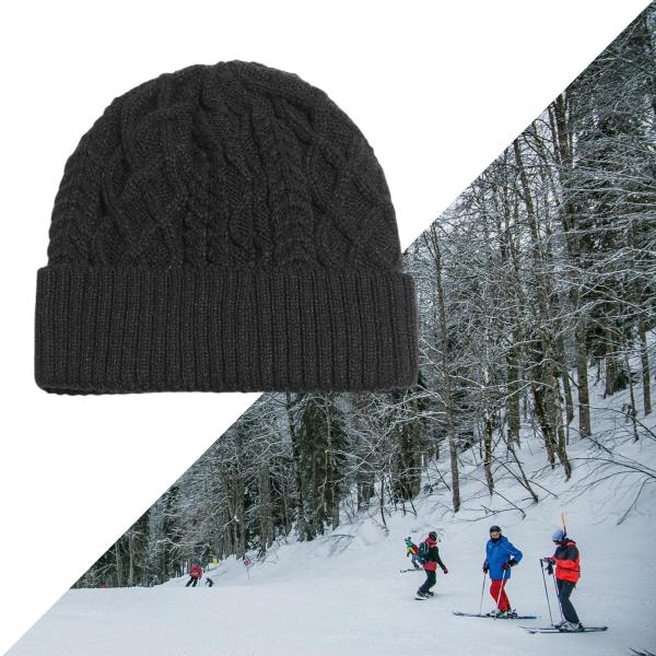 男性女性のための屋外の冬の帽子スキー無地の伸縮性のあるニットビーニー