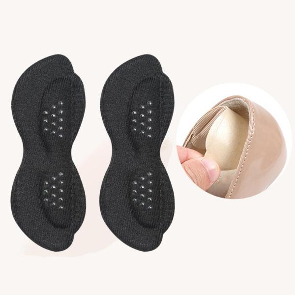 2ピース/個シューズヒールブーツパッド耐摩耗性クッションフットプロテクター粘着性の落下防止通気性のあるカッタブルインソールは、男性の女性の滑