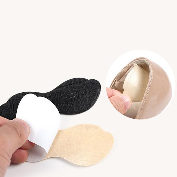 2ピース/個シューズヒールブーツパッド耐摩耗性クッションフットプロテクター粘着性の落下防止通気性のあるカッタブルインソールは、男性の女性の滑