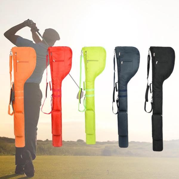 ゴルフガンバッグクラブケースジッパー式トラベルケース防水キャリーバッグクラブ用