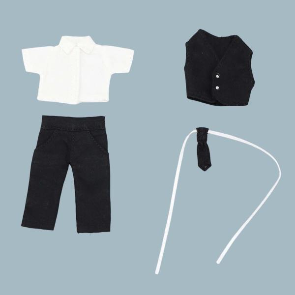 3〜7歳の男の子の人形のギフトのための人形の服とアクセサリー1/12