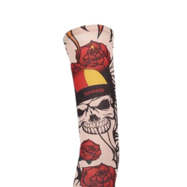 タトゥーアームスリーブアームカバー男性と女性のバスケットボールのためのUV保護スリーブ