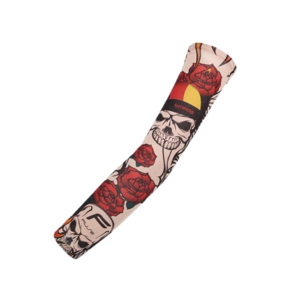 タトゥーアームスリーブアームカバー男性と女性のバスケットボールのためのUV保護スリーブ