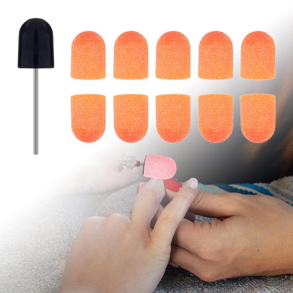 ネイルサンディングキャップバンドキューティクルプッシャーアクリルネイル家庭用サロン