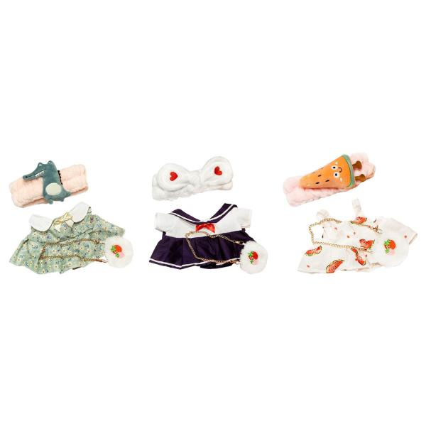 女の子の人形の服は30cmのBJDふり遊びおもちゃのヘッドバンドでドレスアップ
