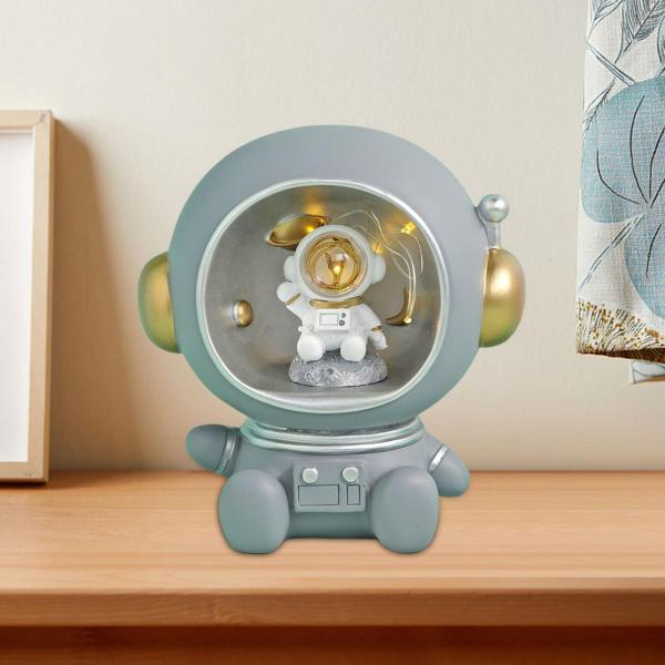 宇宙飛行士 貯金箱 常夜灯 宇宙人 置物 お金の貯蓄 コインの貯蓄 宇宙愛好家 子供 誕生日 卓上 テーブル装飾 雑貨 プレゼント ギフト 北欧