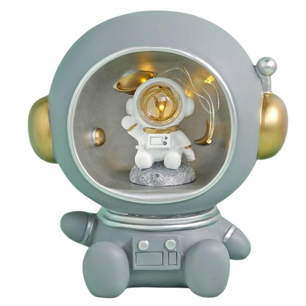 宇宙飛行士 貯金箱 常夜灯 宇宙人 置物 お金の貯蓄 コインの貯蓄 宇宙愛好家 子供 誕生日 卓上 テーブル装飾 雑貨 プレゼント ギフト 北欧