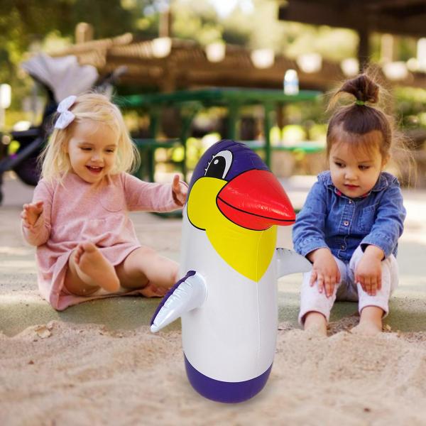 耐久性のある屋内および屋外の子供のためのインフレータブルブローアップパンチングバッグ
