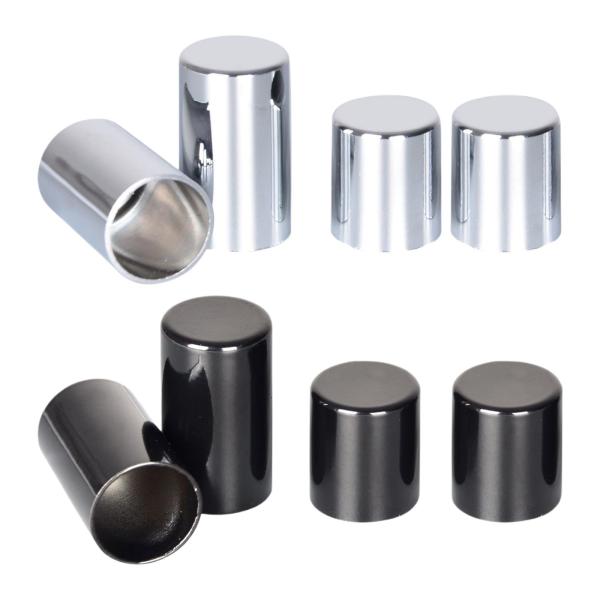 4xクロームドッキングハードウェアカバー、モトアクセサリー、アルミニウム合金、ハーレーストリートグライドロードキングの装飾2009-2021