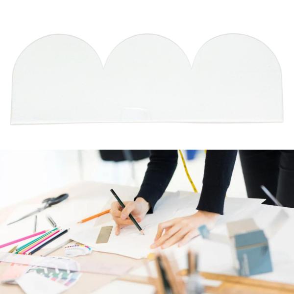 キルティング定規透明描画アクセス再利用可能なテンプレートキルティングツール