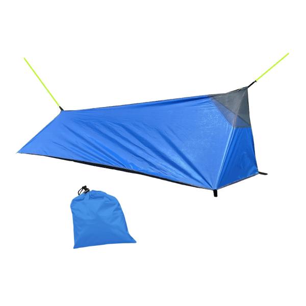 軽量キャンプテント防水寝袋簡単セットアップブッシュクラフトシェルター登山オールシーズン緊急ハイキングのための一人