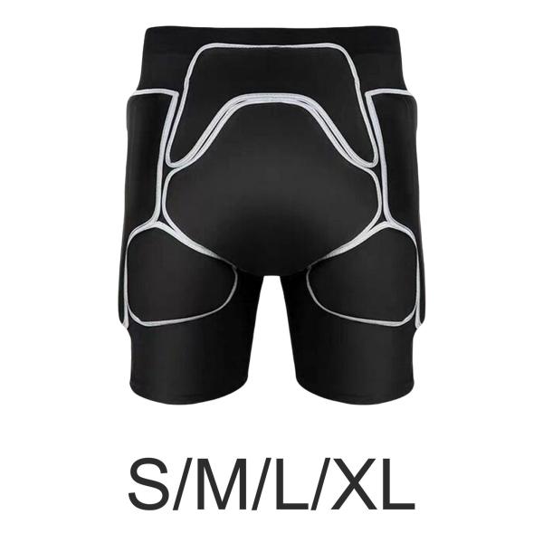 パッド入りショーツプロテクションヒップパンツスノーボードスケートライディング