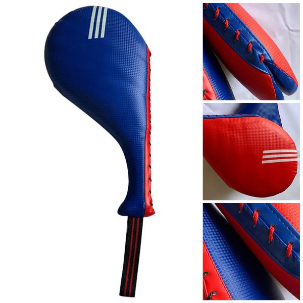 キックパッド、青の軽量耐久性のある黒の両面、武道のトレーニングのためのターゲット打撃空手キックボクシングトレーニングキックターゲット