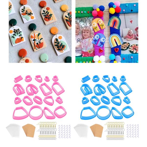 プラスチックポリマークレイカッターDIYモールドイヤリングカッティングモールドデザイナー用