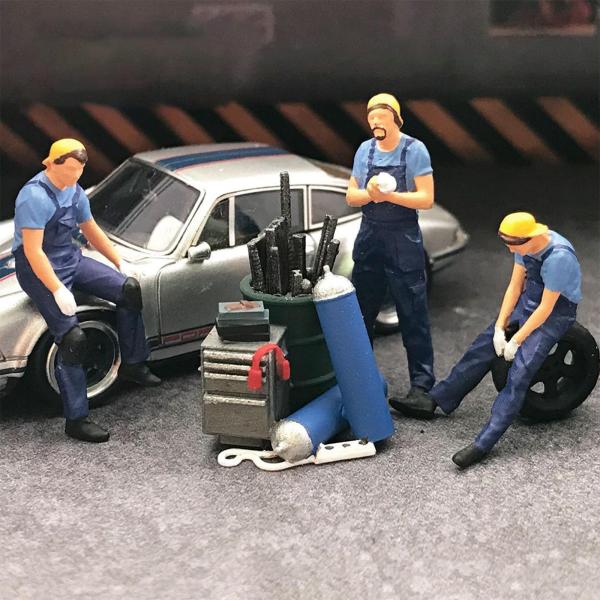レ1/64タイニーピープルサンドテーブルデコレーションカーモデルフィギュアデコレーション